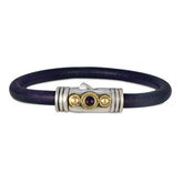 Amethyst with Grape Leather